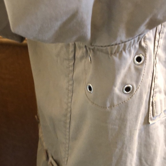 J. Crew Tan Utility Jacket. Size 8 - Picture 11 of 15